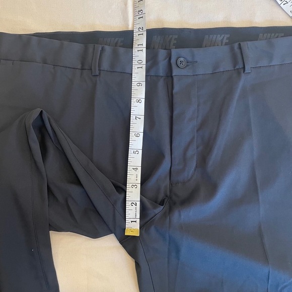 Nike 835593-010 NWT Dri-FIT Mens Coach Training Golf Pants Black Size 42 - Picture 3 of 8